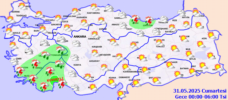Ege Bölgesi Hava Durumu