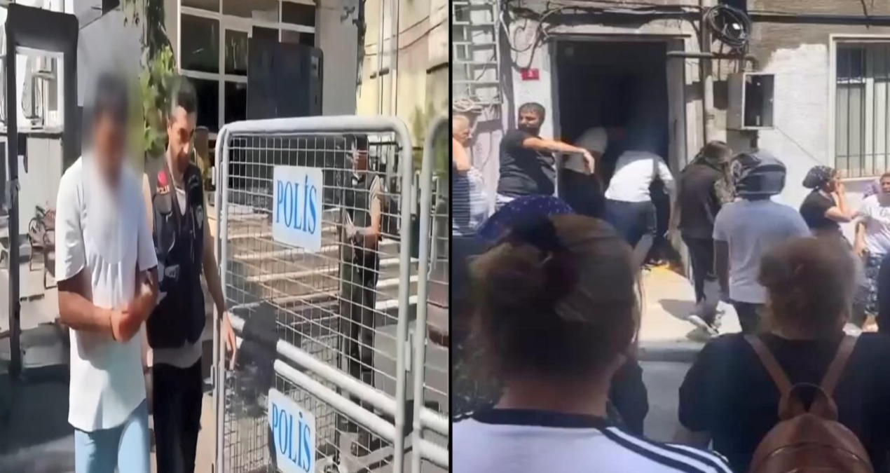 Beyoğlu’nda eski eşiyle ilişkisi olduğunu öne sürdüğü kişiyi vuran şüpheli tutuklandı