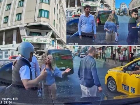 Yolu paylaşamadılar! İstanbul’da akılalmaz olay: Boksörüm çeneni kırarım
