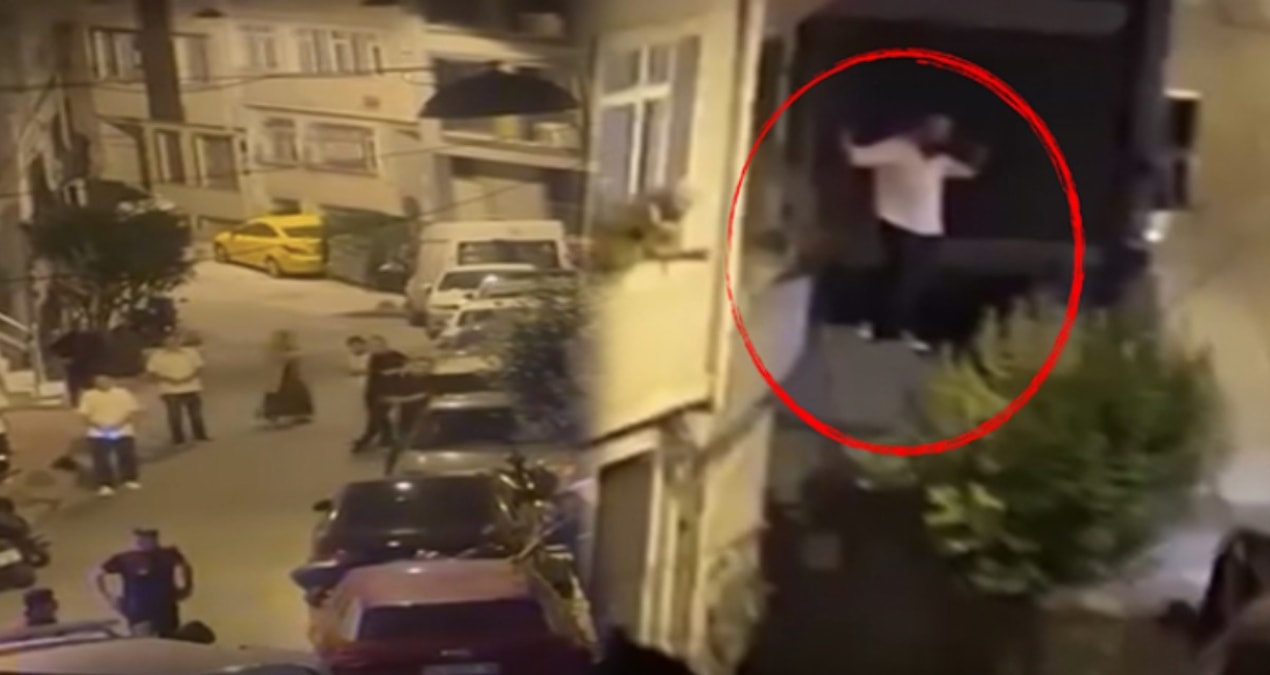 Eski sevgilisi dehseti evine tirmandi mahalleyi ayaga kaldirdi nVHv9efn